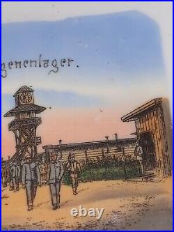 Vide poche WW1 Germany souvenir camp de prisonniers Gefangenenlager Mannheim