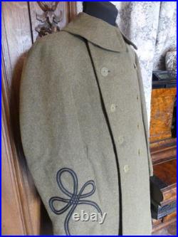 WW1 AUTHENTIQUE ET BELLE CAPOTE OU MANTEAU d'un OFFICIER AMERICAIN