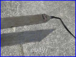WW1 Authentique Paire de Bandes Molletieres Francaise Bleu Horizon dans son Jus