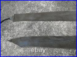 WW1 Authentique Paire de Bandes Molletieres Francaise Bleu Horizon dans son Jus