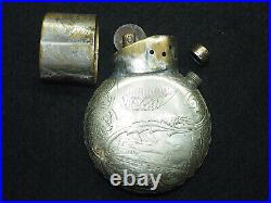 WW1 BRIQUET DE POILUS 1914 1918 DECO MONTGOLFIÈRE TRENCH ART LIGHTER 54mm