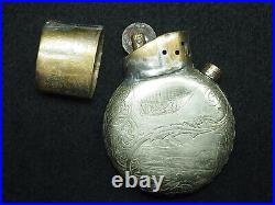 WW1 BRIQUET DE POILUS 1914 1918 DECO MONTGOLFIÈRE TRENCH ART LIGHTER 54mm