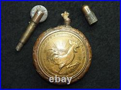 WW1 BRIQUET DE POILUS VICTOIRE DE LA MARNE Sept. 1914 VERDUN TRENCH LIGHTER 40mm