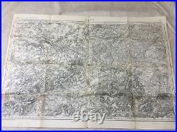 WW1 Carte Français Militaire Laon France Grand Guerre Bataille 1917