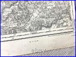WW1 Carte Français Militaire Laon France Grand Guerre Bataille 1917 WW1 Carte Français Militaire Laon France Grand Guerre Bataille 1917