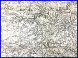 WW1 Carte Français Militaire Laon France Grand Guerre Bataille 1917 WW1 Carte Français Militaire Laon France Grand Guerre Bataille 1917
