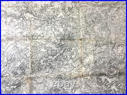 WW1 Carte Français Militaire Laon France Grand Guerre Bataille 1917 WW1 Carte Français Militaire Laon France Grand Guerre Bataille 1917