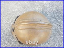 WW1 Casque Adrian d Officier Mod. 15 Artillerie Moutarde Jugulaire Tréssée