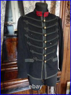 WW1 DOLMAN D'OFFICIER D'INTENDANCE à 7 brandebourgs mod 1871 -1882