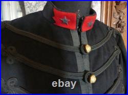 WW1 DOLMAN D'OFFICIER D'INTENDANCE à 7 brandebourgs mod 1871 -1882