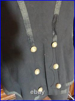 WW1 DOLMAN D'OFFICIER D'INTENDANCE à 7 brandebourgs mod 1871 -1882