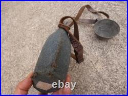 WW1 Gourde 1 Litre Bleu Horizon avec Housse Jus de Terrain Vendu en l'état