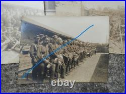 WW1 Lot de Photos US 1917 Region Coeuvres Aisne Prisonnier de Guerre Allemand