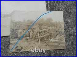 WW1 Lot de Photos US 1917 Region Coeuvres Aisne Prisonnier de Guerre Allemand