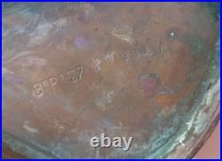 WW1 Marine Militaire Caisse Bronze Cuivre France Mle 1840 ORIGINAL Tranchée 1914