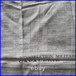 WW1/ Mouchoir d'instruction militaire numéro 4 Cavalerie