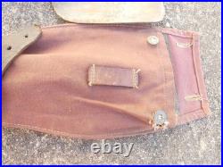 WW1 Pelle Pioche Seurre Francaise dans son etui en Toile de Fortune Ersatz