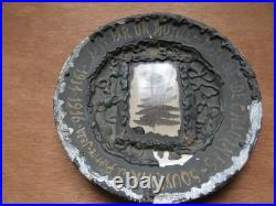 WW1 Rare Artisanat de Mutilé 1914 1916 Bataille Chaulnes Feuille AVOCOURT VERDUN