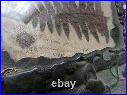 WW1 Rare Artisanat de Mutilé 1914 1916 Bataille Chaulnes Feuille AVOCOURT VERDUN