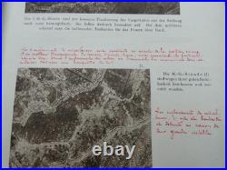 WW1 Rare Document Allemand Trouvé Fere en Tardenois Photographies Aeriennes