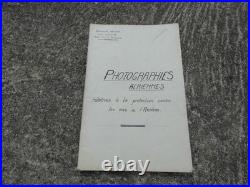 WW1 Rare Document Allemand Trouvé Fere en Tardenois Photographies Aeriennes