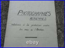 WW1 Rare Document Allemand Trouvé Fere en Tardenois Photographies Aeriennes