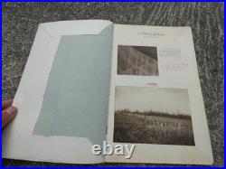 WW1 Rare Document Allemand Trouvé Fere en Tardenois Photographies Aeriennes