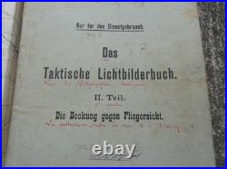 WW1 Rare Document Allemand Trouvé Fere en Tardenois Photographies Aeriennes