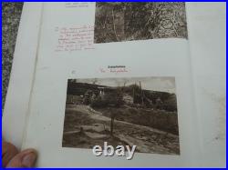 WW1 Rare Document Allemand Trouvé Fere en Tardenois Photographies Aeriennes