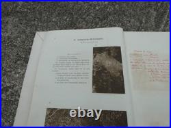 WW1 Rare Document Allemand Trouvé Fere en Tardenois Photographies Aeriennes