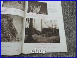 WW1 Rare Document Allemand Trouvé Fere en Tardenois Photographies Aeriennes