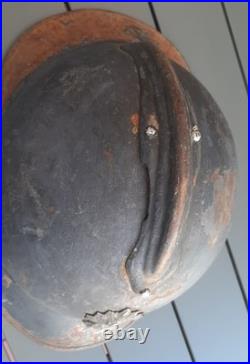 WW1 Relique Casque Adrian Mle 1915 Infanterie Verdun 1916 1° Guerre ORIGINAL