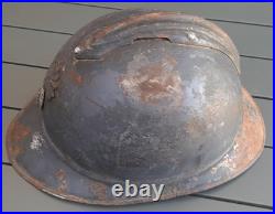 WW1 Relique Casque Adrian Mle 1915 Infanterie Verdun 1916 1° Guerre ORIGINAL