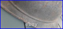 WW1 Relique Casque Adrian Mle 1915 Infanterie avec jugulaire 1° Guerre ORIGINAL
