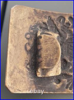 WW1 Russie Impériale Boucle de Ceinturon troupe Mle 1904 laiton ORIGINAL Buckle