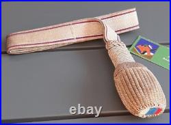 WW1 Serbie circa 1900 Dragonne de Sabre fil d'argent ORIGINAL Serbia Portepee