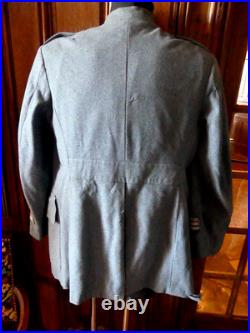 WW1 UNIFORME VAREUSE BLEU HORIZON DE CAPITAINE DU GENIE en BON ETAT