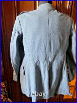 WW1 UNIFORME VAREUSE BLEU HORIZON DE CAPITAINE DU GENIE en BON ETAT