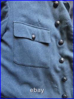 WW1 UNIFORME VAREUSE BLEU HORIZON DE CAPITAINE DU GENIE en BON ETAT