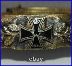 WW1, WK1 Art de tranchée, croix de fer 1914 W / Trench art, iron Cross 1914 W