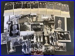 WW1 WW2 Français RARE Lot 32 Photos Maréchal Pétain Photos Presse No Casque