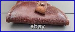 WW1 ou WW2 Etui Cuir Holster Allemand Pistolet 6,35 ORIGINAL GERMAN OFFICER