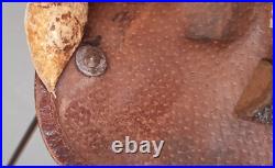 WW1 ou WW2 Etui Cuir Holster Allemand Pistolet 6,35 ORIGINAL GERMAN OFFICER