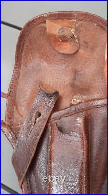 WW1 ou WW2 Etui Cuir Holster Allemand Pistolet 6,35 ORIGINAL GERMAN OFFICER