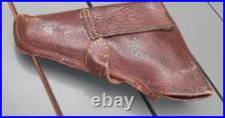 WW1 ou WW2 Etui Cuir Holster Allemand Pistolet 6,35 ORIGINAL GERMAN OFFICER