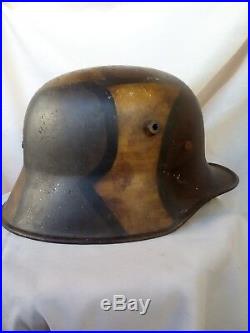 Ww1 Casque Allemand Camoufle 1914-1918