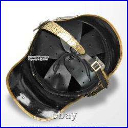 Ww1 Casque Militaire Russe En Laiton À Pointes Allemand Fr Badge Pickelhaube