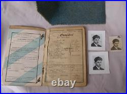 Ww1 France Carnet Militaire Dans Pochette Artisanale Bleu Horizon Francais Rare