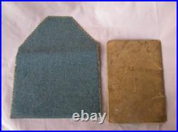 Ww1 France Carnet Militaire Dans Pochette Artisanale Bleu Horizon Francais Rare