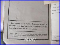 Ww1 France Carnet Militaire Dans Pochette Artisanale Bleu Horizon Francais Rare
